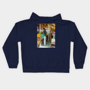 Hoboken NJ - Buying Fresh Fruit Kids Hoodie